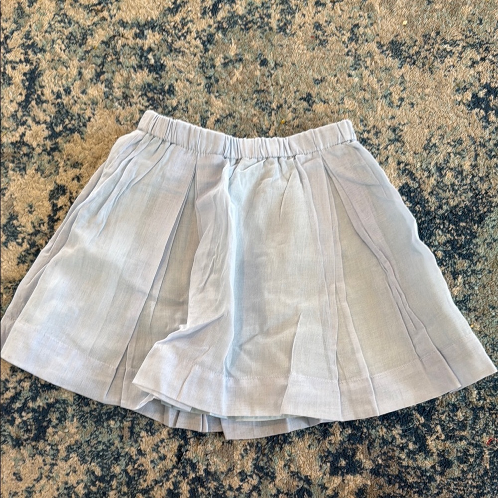 Light Gray Pleated Skirt